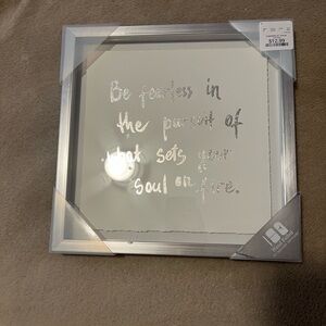 Inspirational Silver Wall Art